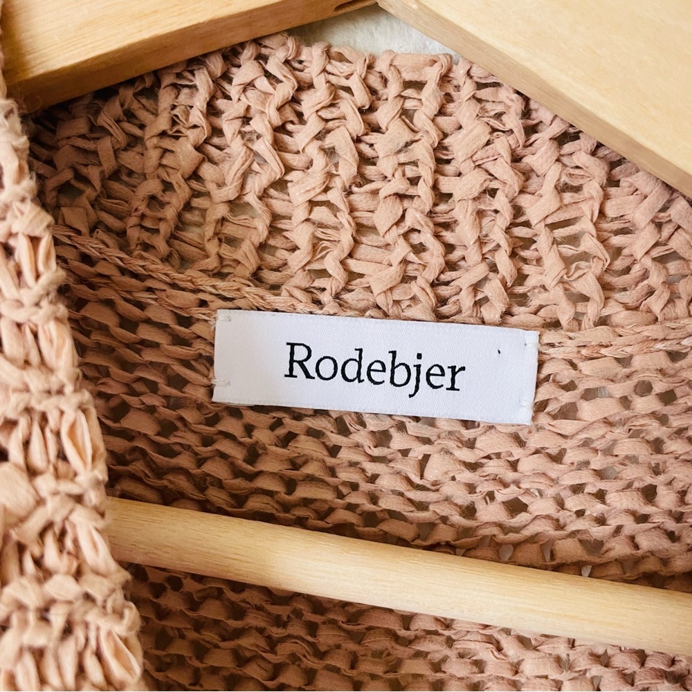 Rodebjer MEDIUM Chaima Knit Vest Dress in Faded Terracotta - Picture 6 of 9